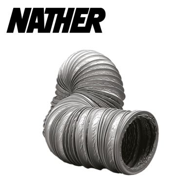 Gaine souple en PVC Ø80mm rouleau de 20 mètres NATHER