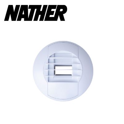 Bouche ALIZÉ HYGRO pour salle de bains 10 à 40 m³/h Ø80mm avec manchette placo NATHER