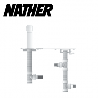 Regard Ø300mm raccordement sous prise d'air pour collecteur géothermique NATHER