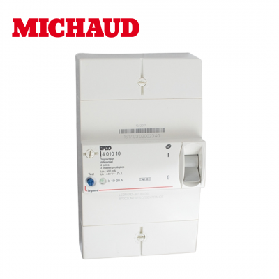 Disjoncteur tétrapolaire de branchement 30A instantané MICHAUD