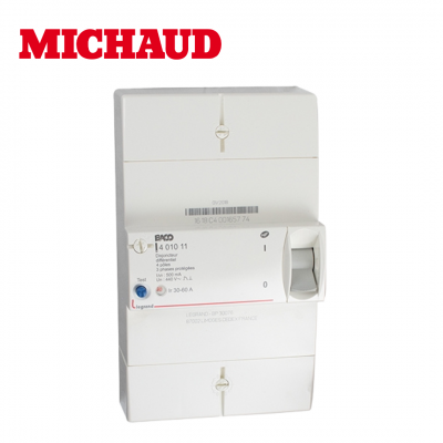Disjoncteur tétrapolaire de branchement 60A instantané MICHAUD