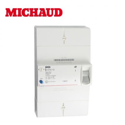 Disjoncteur tétrapolaire de branchement 30A sélectif MICHAUD