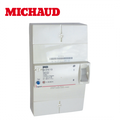 Disjoncteur tétrapolaire de branchement 60A sélectif MICHAUD