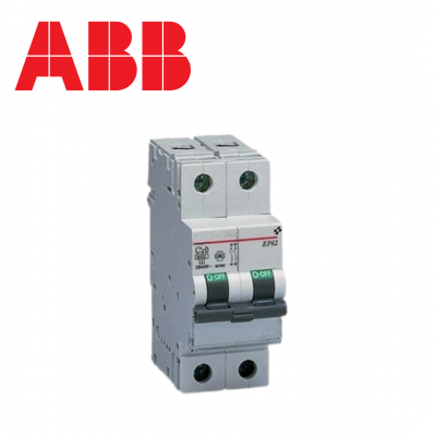 Disjoncteur bipolaire 6kA - Courbe D - 4A à 20A ABB