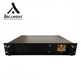 Onduleur Line Interactive avec écran LCD montage rack 19 pouces SOCAMONT