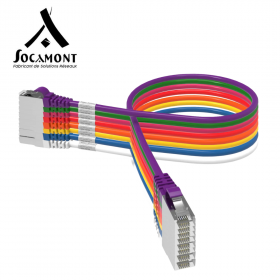 Cordon RJ45 CAT6A surmoulé FTP LSOH - 50 centimètres SOCAMONT