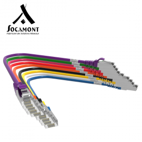 Cordon RJ45 CAT6A surmoulé FTP LSOH - 30 centimètres SOCAMONT