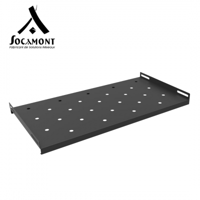 Tablette fixe 19 pouces pour coffrets Ligne 60 profondeur 600mm SOCAMONT