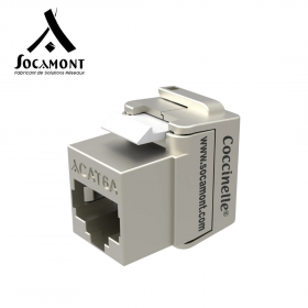 Connecteur RJ45 Keystone type Jack Coccinelle® One Pouce CAT 6A FTP SOCAMONT