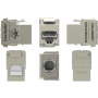 Connecteur RJ45 Keystone type Jack Coccinelle® One Pouce CAT 6A FTP SOCAMONT