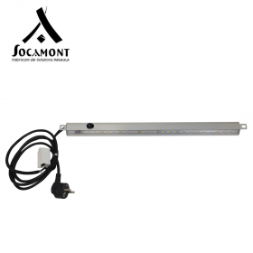 Bandeau lumineux LED 19 pouces avec bouton ON/OFF - 1U SOCAMONT