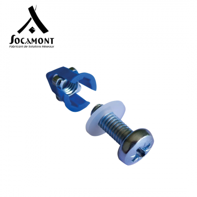 Lot de 50 écrous cage M6 Fast Lock SOCAMONT