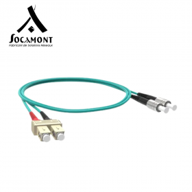 Jarretière optique multimode OM3 50/125 duplex - connecteurs SC/SC SOCAMONT