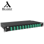 Tiroir optique 19 pouces aqua multimode - 12 connecteurs SC duplex OM3/OM4 SOCAMONT