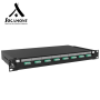 Tiroir optique 19 pouces aqua multimode - 8 connecteurs LC quad OM3/OM4 SOCAMONT