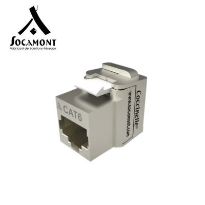 Connecteur RJ45 Keystone type Jack Coccinelle® One Pouce CAT 6 FTP SOCAMONT