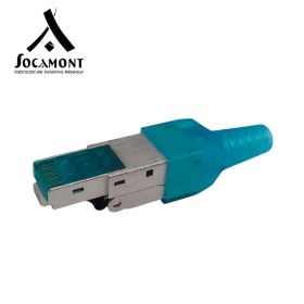 Connecteur RJ45 mâle One Plug CAT6A AWG23 POE+ SOCAMONT