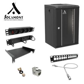 Kit complet de baie de brassage 10'' - coffret 9U et accessoires SOCAMONT