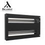Bandeau 6U décaissé 19 pouces avec 2 rails DIN et façade pour 48 modules SOCAMONT