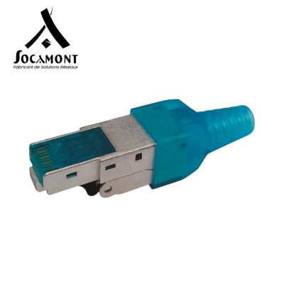 Connecteur RJ45 mâle One Plug CAT6 AWG23 POE+ SOCAMONT