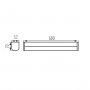 Luminaire LED AKVO pour murs et plafonds - 15W 4000K IP44 KANLUX