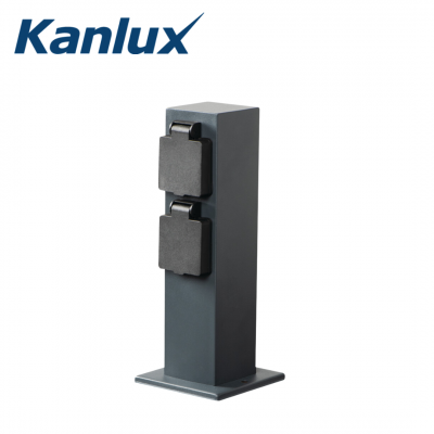 Poteau de jardin NASTO avec prises de courant 230V KANLUX