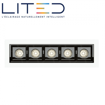 Downlight ZEUS 48° ON/OFF 2W à 30W - ⌀44 à 376mm - 3000/4000K LITED