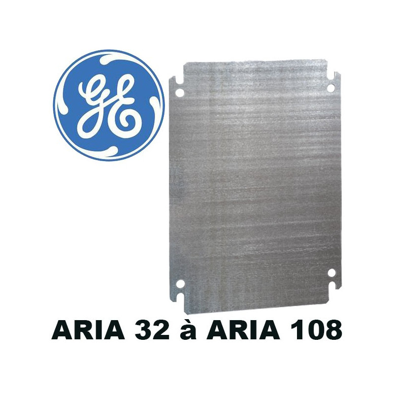 Plaque de montage pour coffret polyester ARIA General Electric Plaque de montage pour coffret polyester ARIA General Electric
