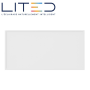 Panneau LED AZURE encastrable 50W 5700lm 3000K sans driver LITED