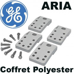 Pattes de fixation pour coffret Polyester ARIA General Electric
