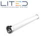 Luminaire pour ferme LED TUBI 48W 4000K 1500mm avec driver ON/OFF étanche IP65/69K LITED