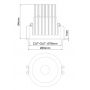 Downlight LUCAS78 14W - ⌀83mm - 40° ON/OFF LITED
