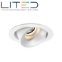Downlight orientable LUCAS100 14W à 28W - ⌀105 à 215mm - 40° ON/OFF LITED