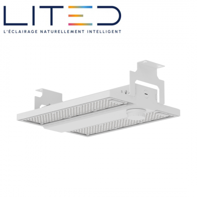 Gamelle LED industrielle 80W 13600lm 4000K elliptique 0-10V ZHAGA LITED