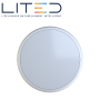 Hublot LED UFO 12 à 30W Ø250/300mm Opale ON/OFF/détecteur HF LITED