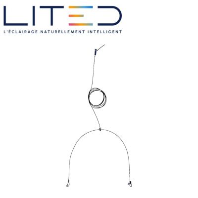 Filin de suspension en Y pour panneau LED 295mm LITED