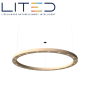 Suspension LED JAYA 1170mm bois 3000K 70W 60° ON/OFF LITED
