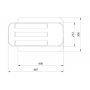 Luminaire sur pied FARGA 300mm bois 3000K 68W 80° avec détecteur de présence LITED