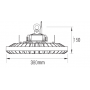 Gamelle industrielle ATEX OREX 380mm 4000K 160W 120° ON/OFF LITED