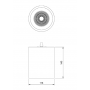 Suspension LED SHERWOOD 116mm bois 3000K 12W 38° ON/OFF LITED