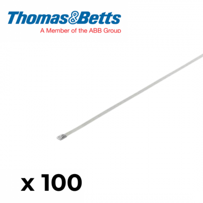 Collier de serrage en acier inoxydable 7,9x200mm 1110N ABB THOMAS & BETTS