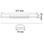 Réglette LED SLIM HOME III 10W CCT 3000/4000/6000K IP44 MIIDEX LIGHTING
