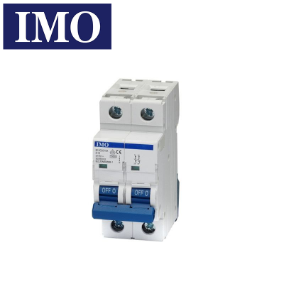 Disjoncteur bipolaire 10kA - Courbe C - 2A à 63A IMO