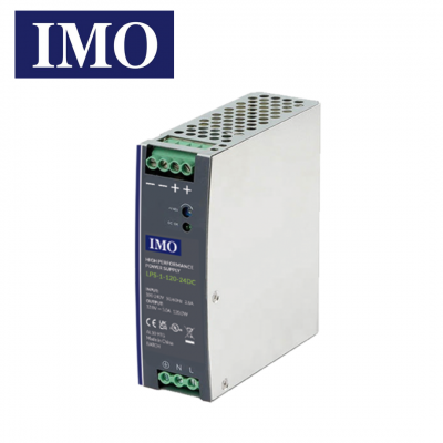 Alimentations monophasées 120W-480W AC-DC pour rail DIN - série LPS IMO