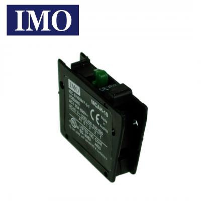 Bloc de contact auxiliaire 1NO haute capacité de commutation 25A AC1 IMO