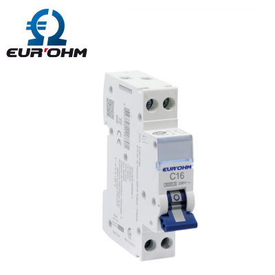 Disjoncteur Phase Neutre - 3kA - Courbe C - 16A EUR'OHM