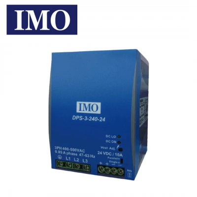 Alimentation 340-575V AC entrée 24V DC sortie 240W 10A - série DPS IMO
