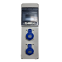 Coffret de camping 2 prises avec ou sans disj. diff ABB lelectricien.net