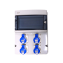 Coffret de camping 4 prises avec ou sans disj. diff ABB POLAMARY