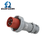 Fiche industrielle mâle mobile droite 3P+N+T 63A étanche IP67 EUR'OHM
